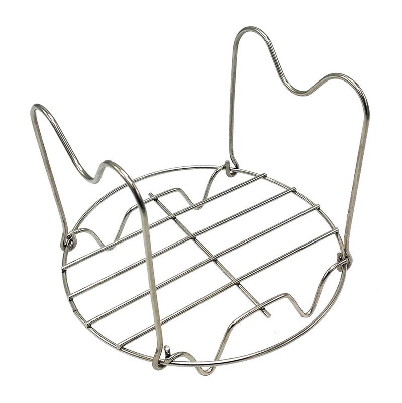 Alamic Instant Pot Duo Mini/Lux Mini/Ultra Steamer Rack Trivet with Handles for 3/5 Qt Pressure Cookers - Image 1